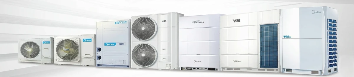 Linha VRF Midea industrial